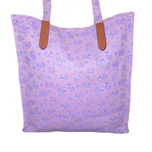 Coach 2018 Limited Edition Bonnie Cashin Purple Printed Canvas Walking Tote - Picture 2 of 13